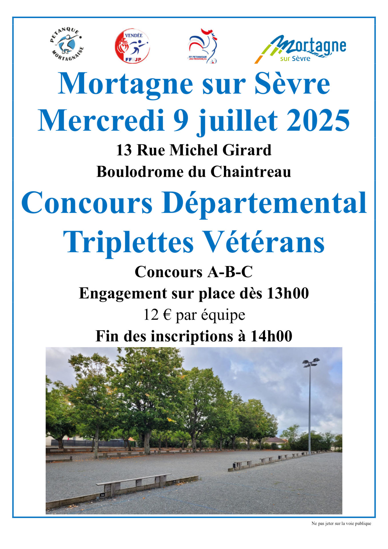 Affiche concours veterans 09 juillet 20251